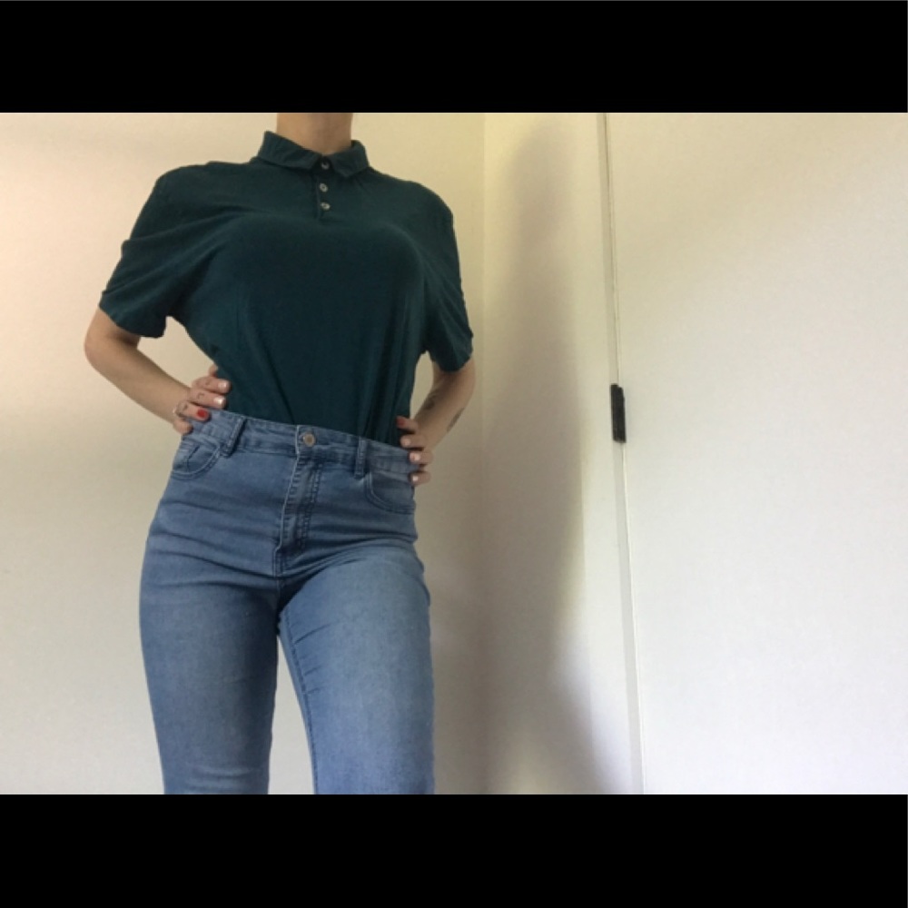 H&M Slim-fit Collard Shirt Short Sleeve